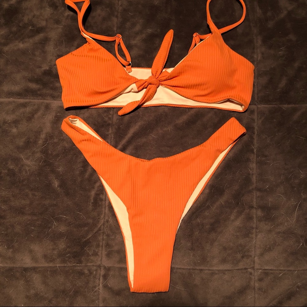NWOT romwe high waisted bikini swimsuit
